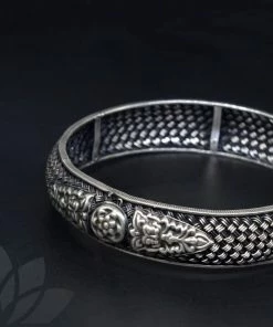PraDe Jewels Bangle Gaurika Silver Bangles
