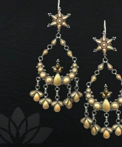 PraDe Jewels Earrings Natchathiram Silver Earrings