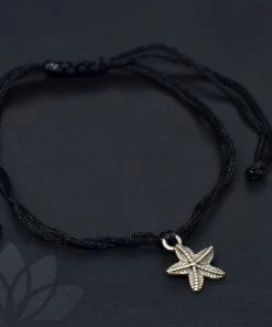 PraDe Jewels Rope Anklet 4 Silver Rings And Anklets