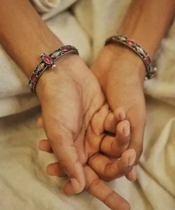 PraDe Jewels Bangle Kavita Silver Bangles