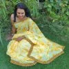Tashi Threads Silk Kota Saree - Yellow