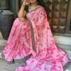 Tashi Threads Silk Kota Saree - Pink