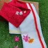 Tashi Threads White Kota Saree Sarees