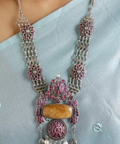 PraDe Jewels Necklace Kanakam SIlver Necklaces