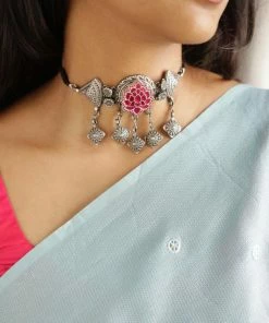 PraDe Jewels Choker Maryaka SIlver Necklaces