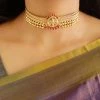 PraDe Jewels Choker Amrita Yoga SIlver Necklaces