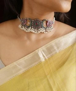 PraDe Jewels SIlver Necklaces Chocker Adal