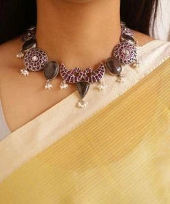 PraDe Jewels Necklace Abha SIlver Necklaces