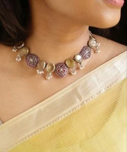 PraDe Jewels Necklace Aditi SIlver Necklaces