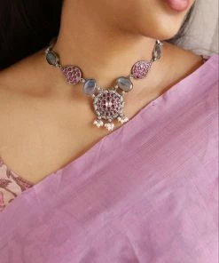 PraDe Jewels Necklace Alka SIlver Necklaces