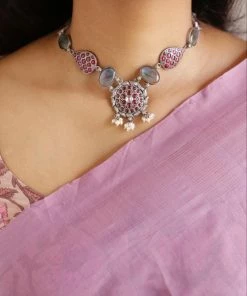 PraDe Jewels Necklace Alka SIlver Necklaces