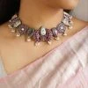 PraDe Jewels Necklace Anchita SIlver Necklaces