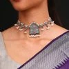 PraDe Jewels Choker Tanvi SIlver Necklaces