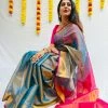 Tashi Threads Swara Mauve Sarees