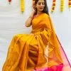 Tashi Threads Swara Fire Sarees