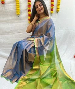 Tashi Threads Swara Teal