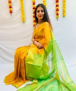 Tashi Threads Swara Lime