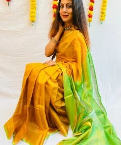 Tashi Threads Swara Lime