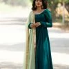 Ekanta Isha Green Georgette Dress Margazhi Moments