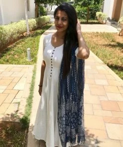 ATHIRA Madras Rhapsody Dreamy White