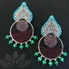 PraDe Jewels Earrings Chithram Silver Earrings