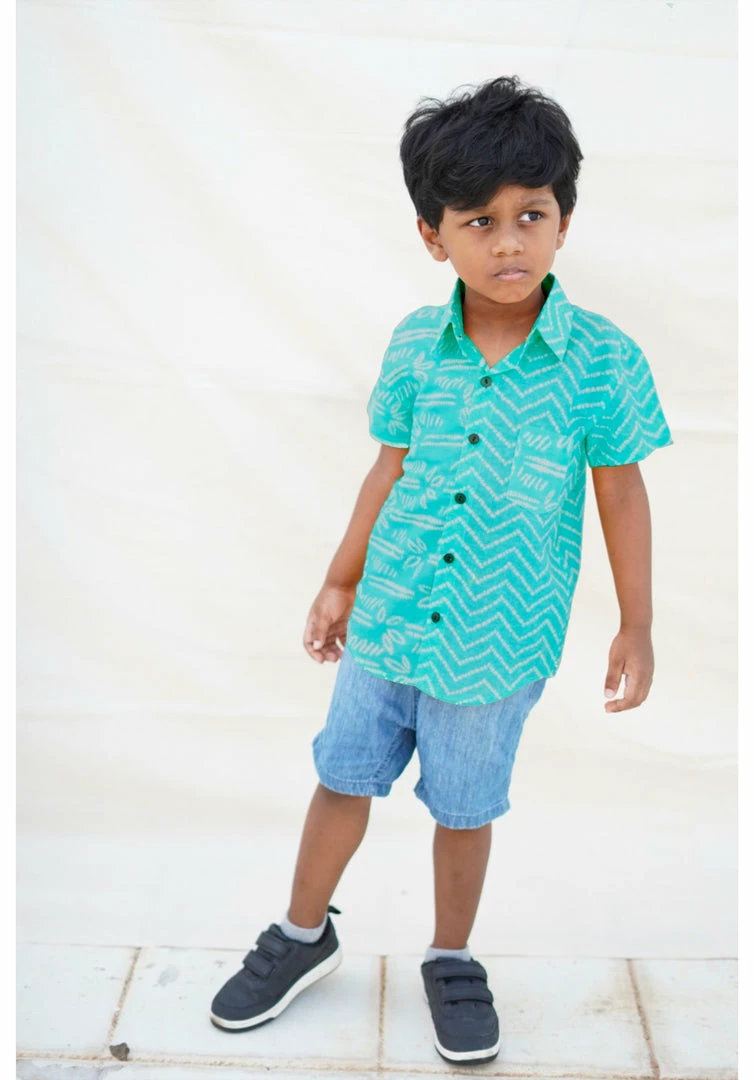 The Wabi Sabi Co Mini Corner Tiffany Boys Shirt 2 The Wabi Sabi Co Mini Corner Tiffany Boys Shirt