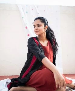 Manjal Couture Aanya Black Margazhi Moments