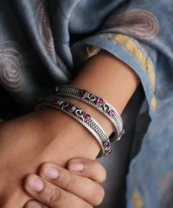 PraDe Jewels Silver Bangles Bangles Kalaivani