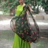 The Anarkali Store Quirk Factory Pear Dupatta Set