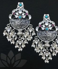 PraDe Jewels Earrings Karya Silver Earrings