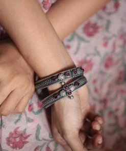 PraDe Jewels Bangles Nrithya Silver Bangles
