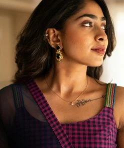 Ekanta Margazhi Moments Niranjana Navy With Magenta