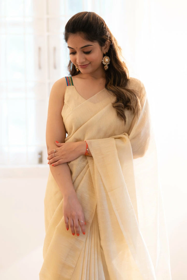 Ekanta Manini Gold Tissue Saree Sarees 4 Ekanta Manini Gold Tissue Saree Sarees