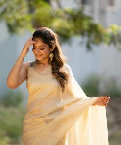 Ekanta Manini Gold Tissue Saree Sarees 10 Ekanta Manini Gold Tissue Saree Sarees